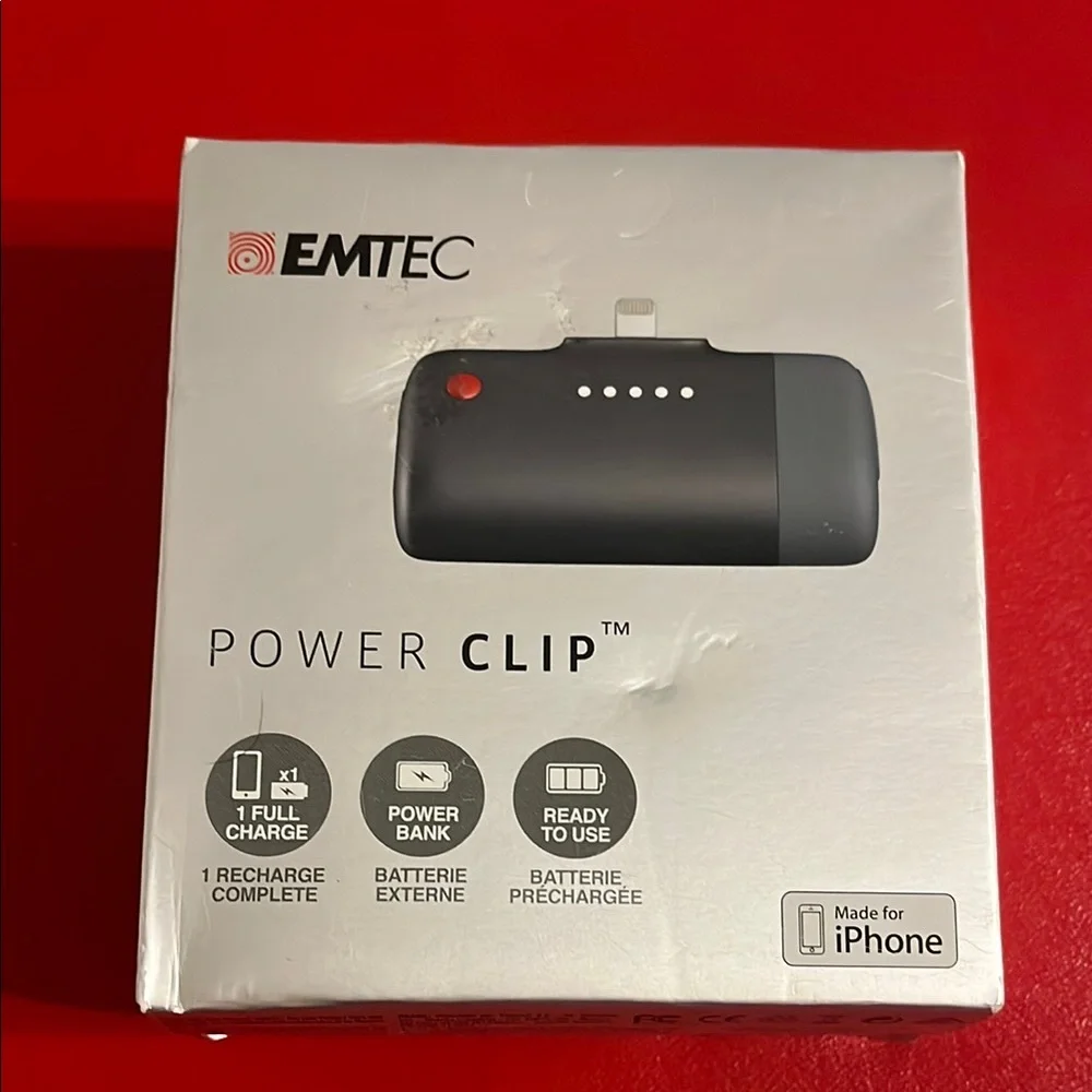 Emtec Power Bank Power Clip U400 Apple 2600mAh.